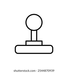Vector de contorno de icono de joystick para Web ui