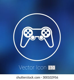 joystick icon Rounded squares button console controller