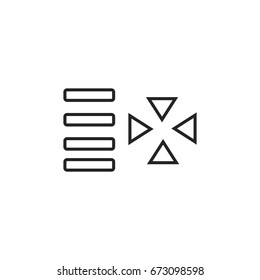 joystick icon. sign design