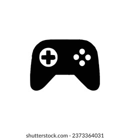 Joystick icon. Simple style game poster background symbol. Game brand logo design element. Joystick t-shirt printing. Vector for sticker.