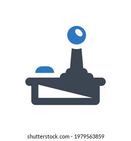 Icono Joystick (ilustración vectorial simple)