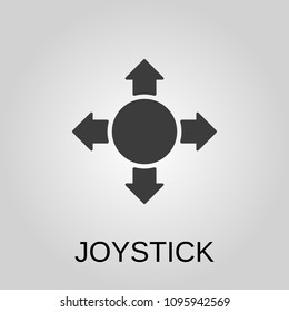 Joystick icon. Joystick symbol. Flat design. Stock - Vector illustration