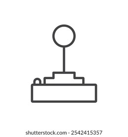 Joystick-Symbol Symbol-Marke im ausgefüllten Stil