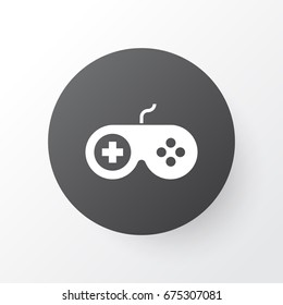 Joystick Icon Symbol. Premium Quality Isolated Gamepad Element In Trendy Style.