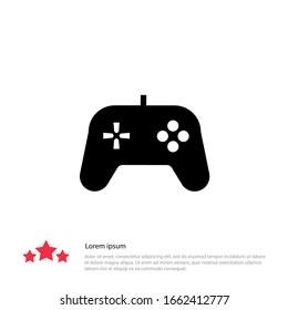 Joystick-Symbol-Vektorillustration