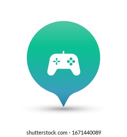 Joystick-Symbol-Vektorillustration