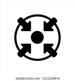 joystick icon in trendy flat style isolated on background. joystick icon page symbol for your web site design logo, app, UI. Vector EPS10