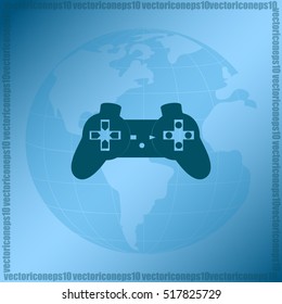 Joystick icon vector
