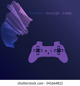 Joystick icon vector