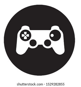 Joystick icon  vector black color