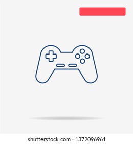 Joystick icon. Vector concept illustration for design.