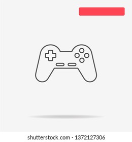 Joystick icon. Vector concept illustration for design.