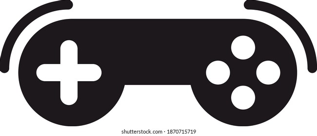 joystick icon vector. controller sign on white background. playstation joystick icon for web and app