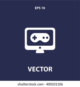 joystick icon. vector eps10 icon
