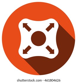 joystick Icon, vector, icon flat