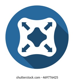 joystick Icon, vector, icon flat