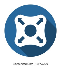 joystick Icon, vector, icon flat