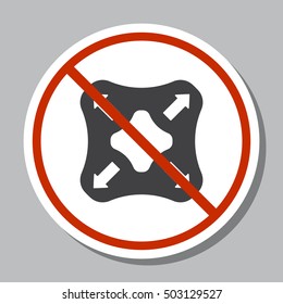 Joystick Icon Vector flat design style