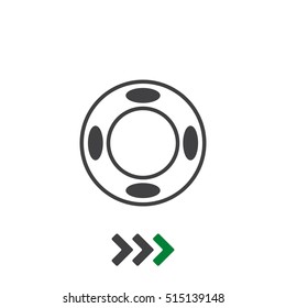 Joystick Icon Vector flat design style