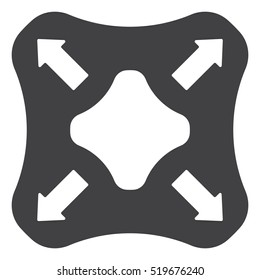 Joystick Icon Vector flat design style