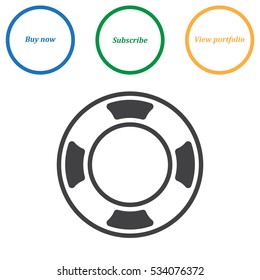 Joystick Icon Vector flat design style