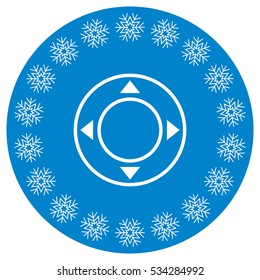 Joystick Icon Vector flat design style