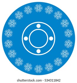 Joystick Icon Vector flat design style