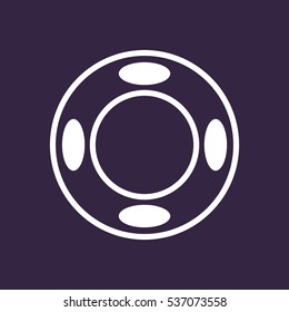 Joystick Icon Vector flat design style