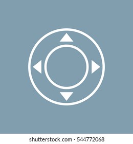 Joystick Icon Vector flat design style