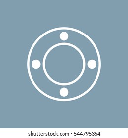 Joystick Icon Vector flat design style