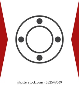 Joystick Icon Vector flat design style