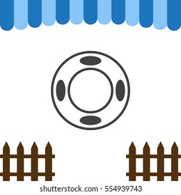 Joystick Icon Vector flat design style