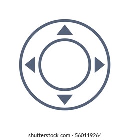 Joystick Icon Vector flat design style