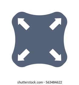 Joystick Icon Vector flat design style
