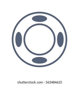 Joystick Icon Vector flat design style