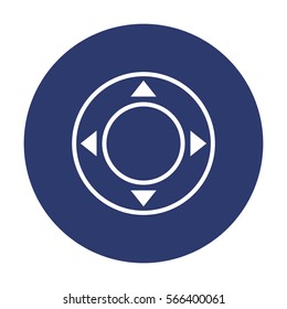 Joystick Icon Vector flat design style