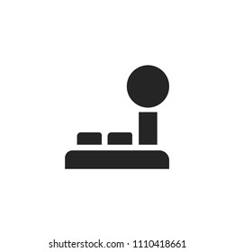 Joystick icon vector, game symbol