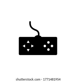 Joystick icon vector, game symbol
