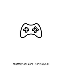 Joystick icon vector, game symbol vector
