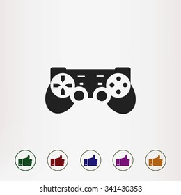 Joystick icon . Vector illustration