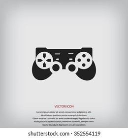 Joystick icon. Vector illustration
