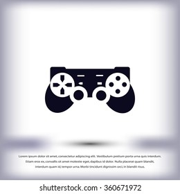 Joystick icon . Vector illustration