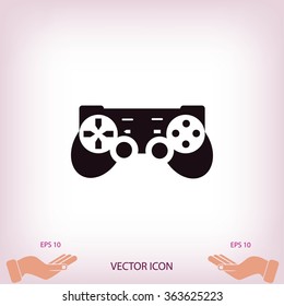 Joystick icon . Vector illustration