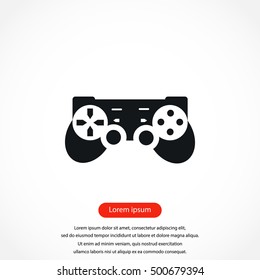 Joystick icon . Vector illustration, flat design best vector icon
