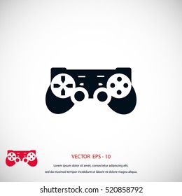 Joystick icon . Vector illustration, flat design best vector icon