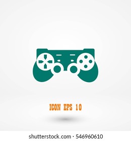 Joystick icon . Vector illustration, flat design best vector icon