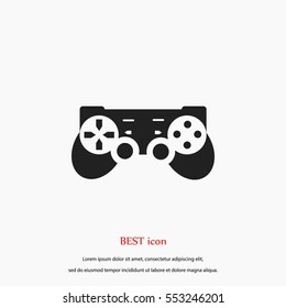 Joystick icon . Vector illustration, flat design best vector icon