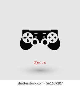 Joystick icon . Vector illustration, flat design best vector icon