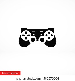 Joystick icon . Vector illustration, flat design best vector icon