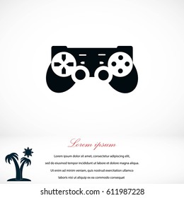 Joystick icon . Vector illustration, flat design best vector icon